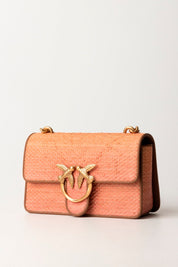 Pinko Love Mini Light In Rafia 103335 FUCSIA/ARANCIONE-ANTIQUE GOLD