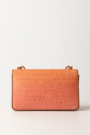 Pinko Love Mini Light In Rafia 103335 FUCSIA/ARANCIONE-ANTIQUE GOLD