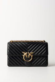 Pinko Love One Classic Bag 100941 NERO-ANTIQUE GOLD