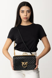 Pinko Love One Classic Bag 100941 NERO-ANTIQUE GOLD
