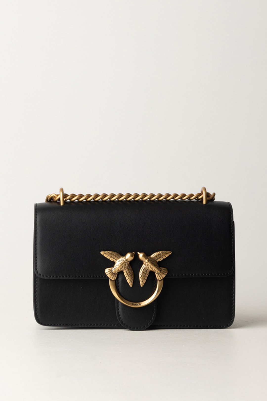 Pinko Love One Mini Bag 100074 NERO-ANTIQUE GOLD