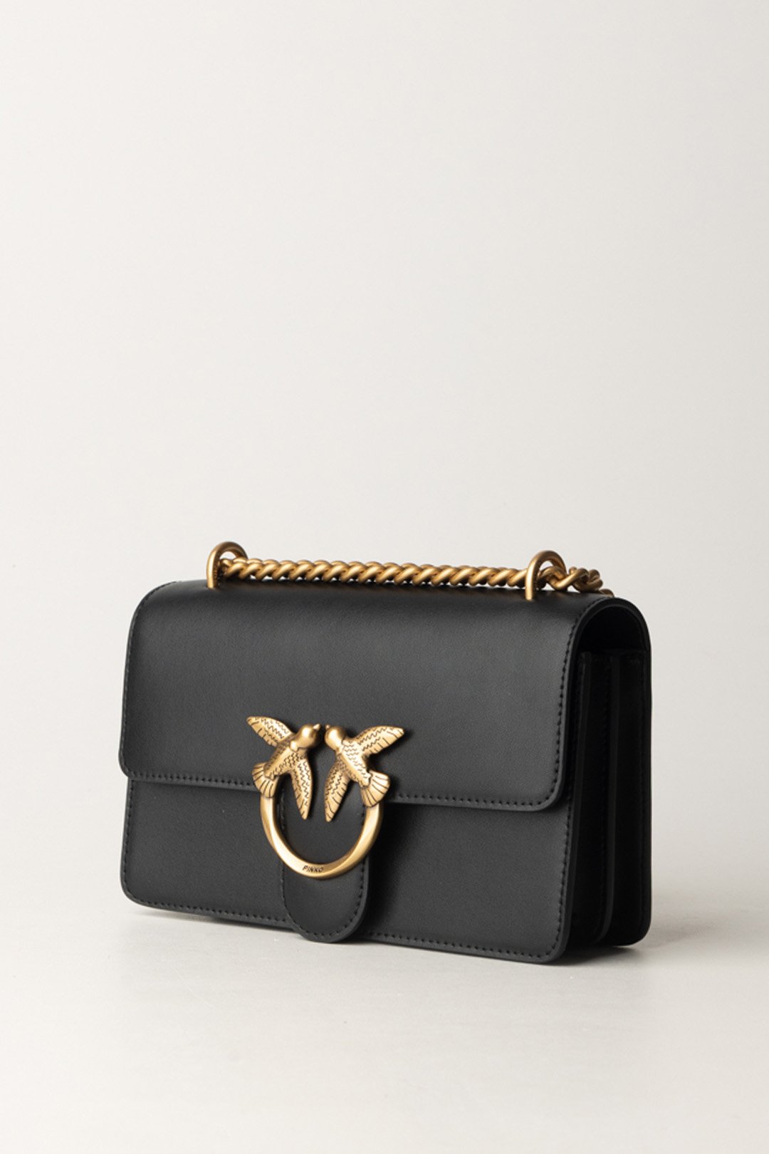 Pinko Love One Mini Bag 100074 NERO-ANTIQUE GOLD