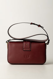 Pinko Love One Mini Bag 104340 A0QO BORDEAUX MERLOT-ANTIQUE GOLD