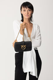 Pinko Love One Pocket Bag 100061 NERO-ANTIQUE GOLD