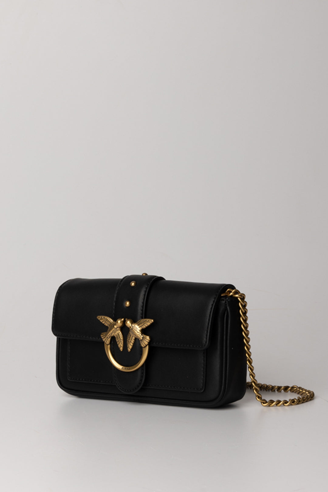 Pinko Love One Pocket Bag 100061 NERO-ANTIQUE GOLD