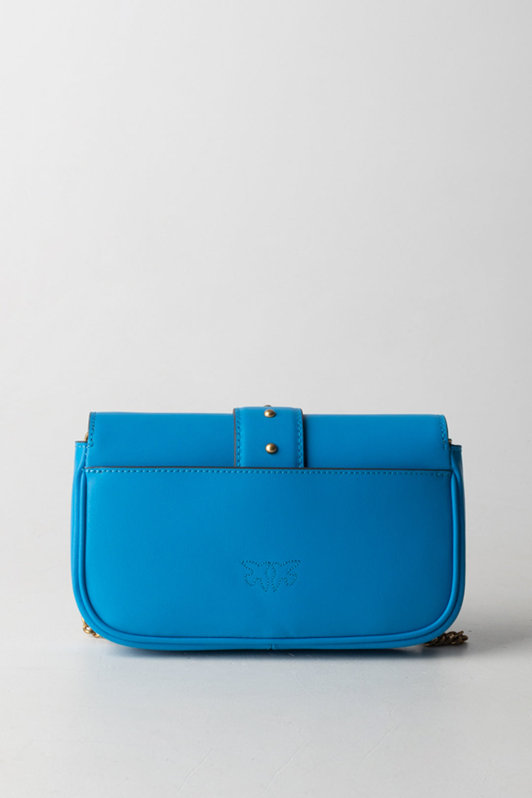 Pinko Love One Pocket Bag AZZURRO DRESDA-ANTIQUE GOLD