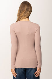 Elisabetta Franchi Maglia a Costine con Taschino MK12B56E2 SUNRISE