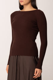 Khloe Femme Maglia Basica Girocollo MORO