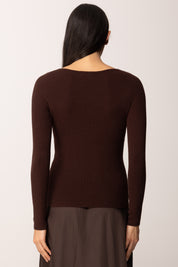 Khloe Femme Maglia Basica Girocollo MORO