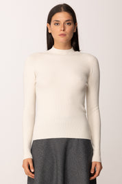 Khloe Femme Maglia Basica Mezzo Collo BURRO