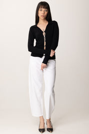 Pinko Maglia con Cut-out 104725 A2F0 NERO LIMOUSINE