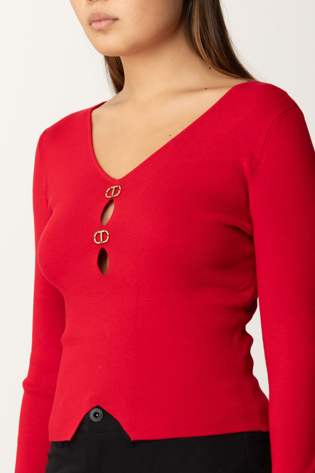 Angora Twin Set It Wool Twin Set Maglie Twin Set Maglia In Angora