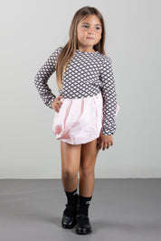 Elisabetta Franchi Bambina Maglia con Logo All-over EFCA3040VI044.D578