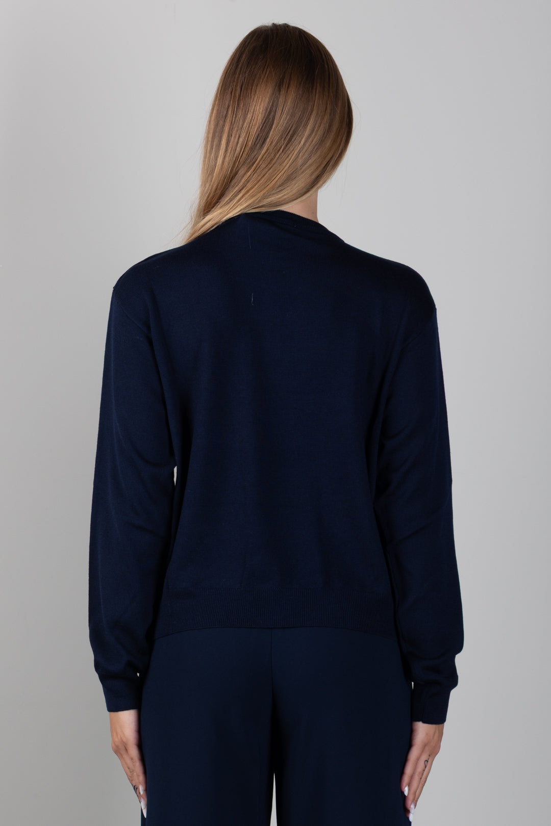 Elisabetta Franchi Bambina Maglia con Logo Gioiello e Borchie Dorate EFMA207CFL151.4062