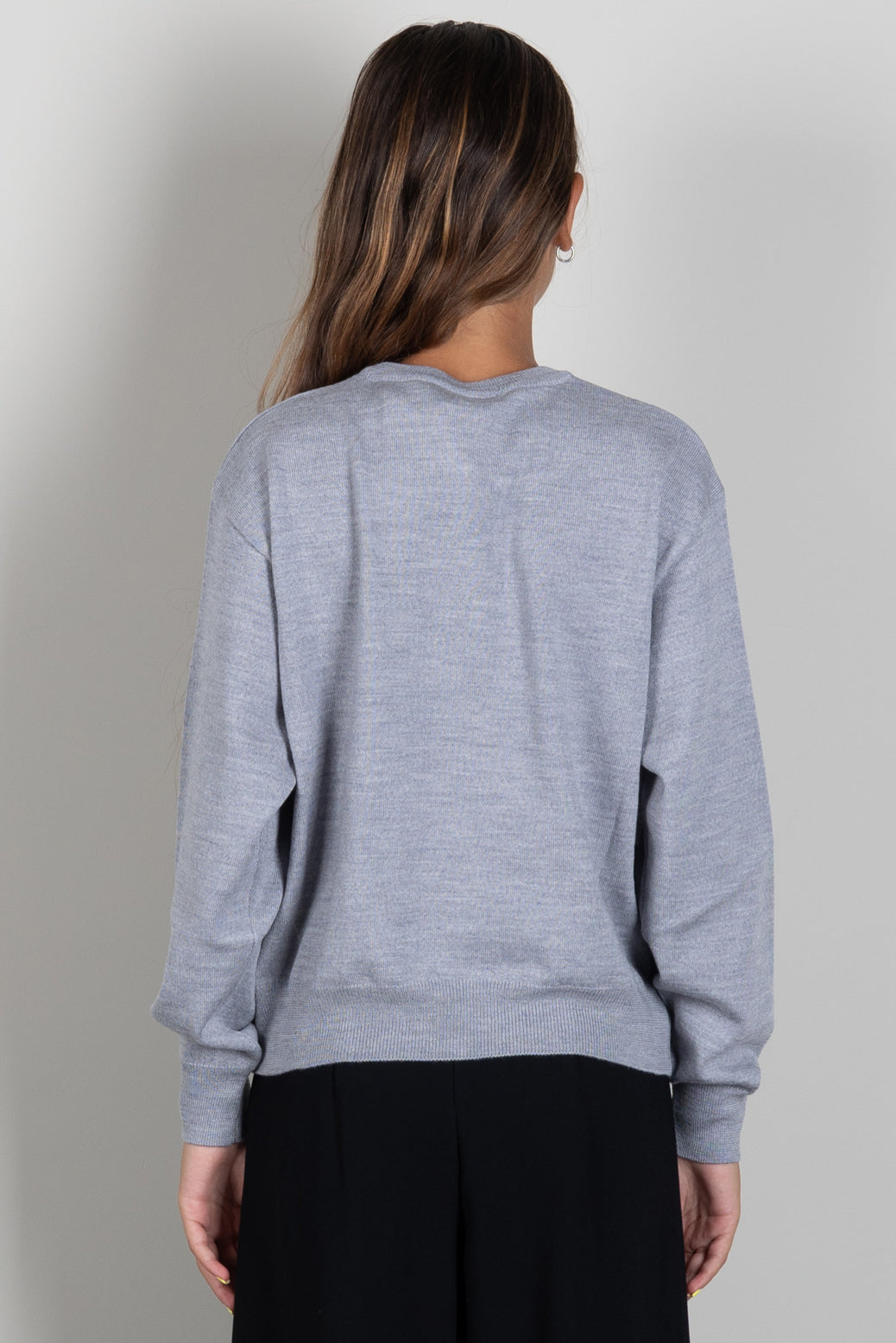 Elisabetta Franchi Bambina Maglia con Logo Gioiello e Borchie Dorate EFMA207CFL151.5002