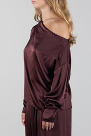 Manila Grace Maglia Fluida con Scollo a Barchetta C136VU PORT ROYALE :AI26