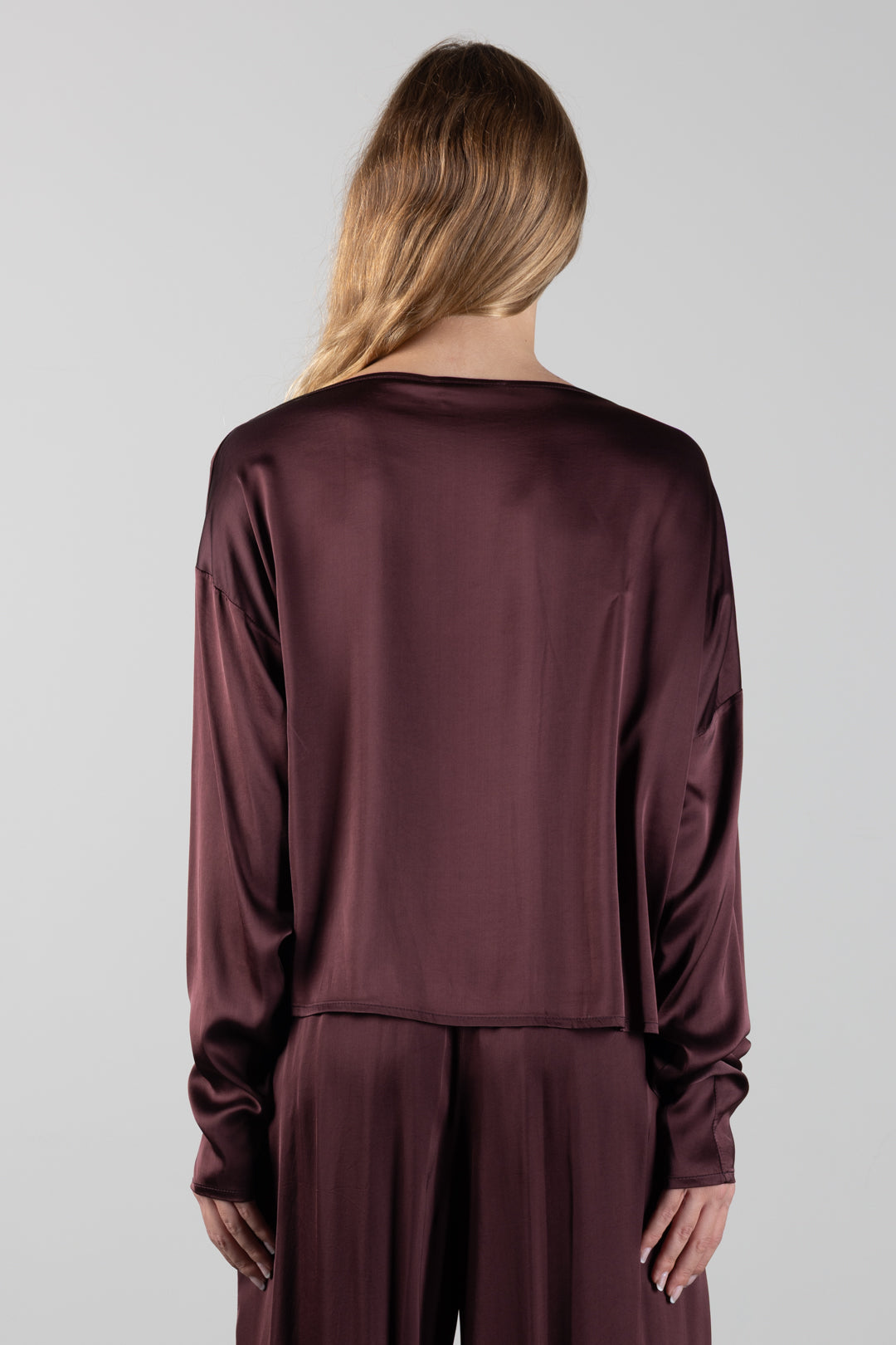 Manila Grace Maglia Fluida con Scollo a Barchetta C136VU PORT ROYALE :AI26