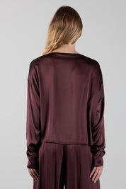 Manila Grace Maglia Fluida con Scollo a Barchetta C136VU PORT ROYALE :AI26