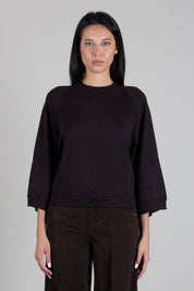 Twin-set Maglia In Misto Viscosa con Maniche a 3/4 262TF3023 DEEP BROWN