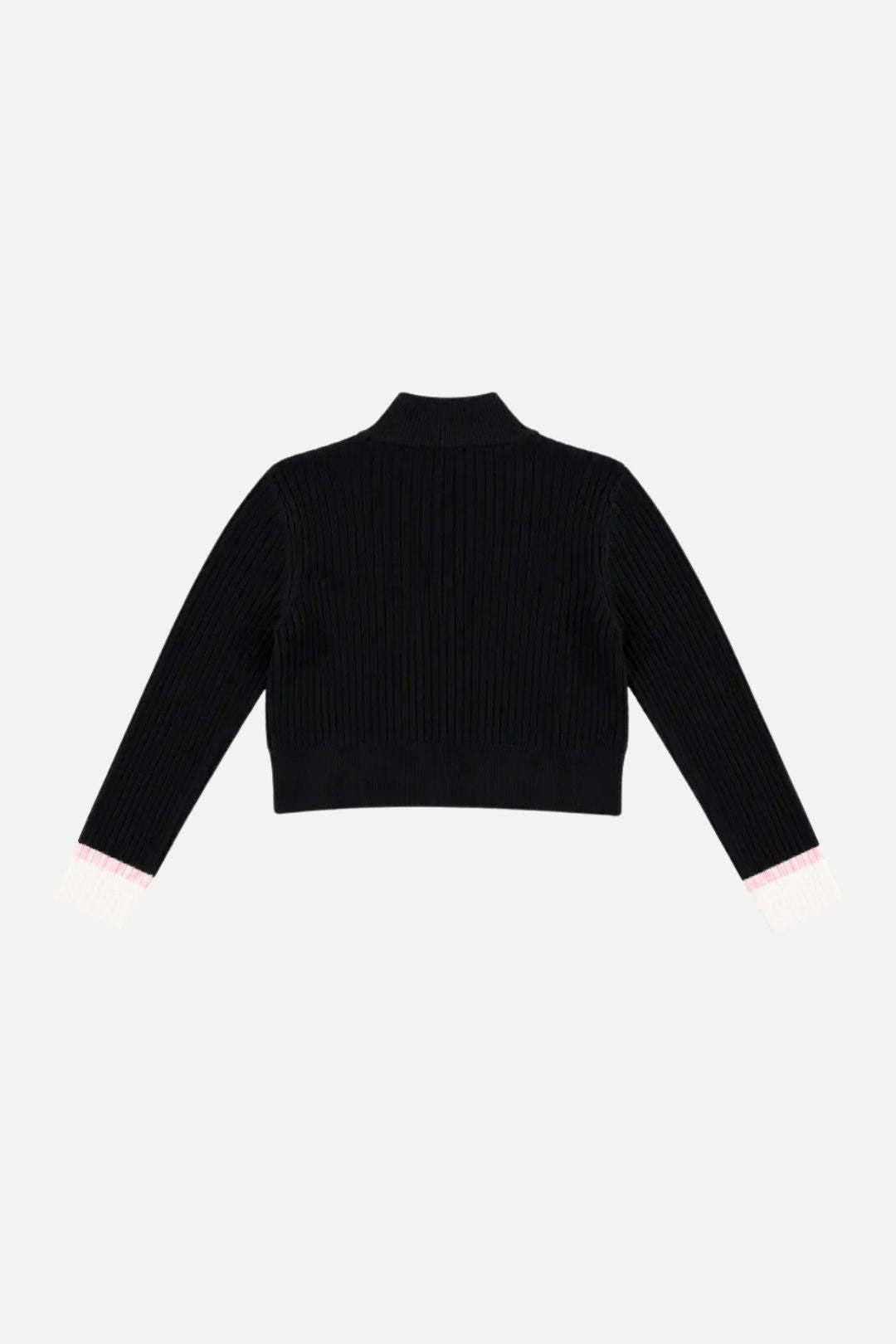Elisabetta Franchi Bambina Maglia Lupetto Color Block con Logo EFMA202CFL040.D581