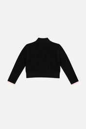 Elisabetta Franchi Bambina Maglia Lupetto Color Block con Logo EFMA202CFL040.D581
