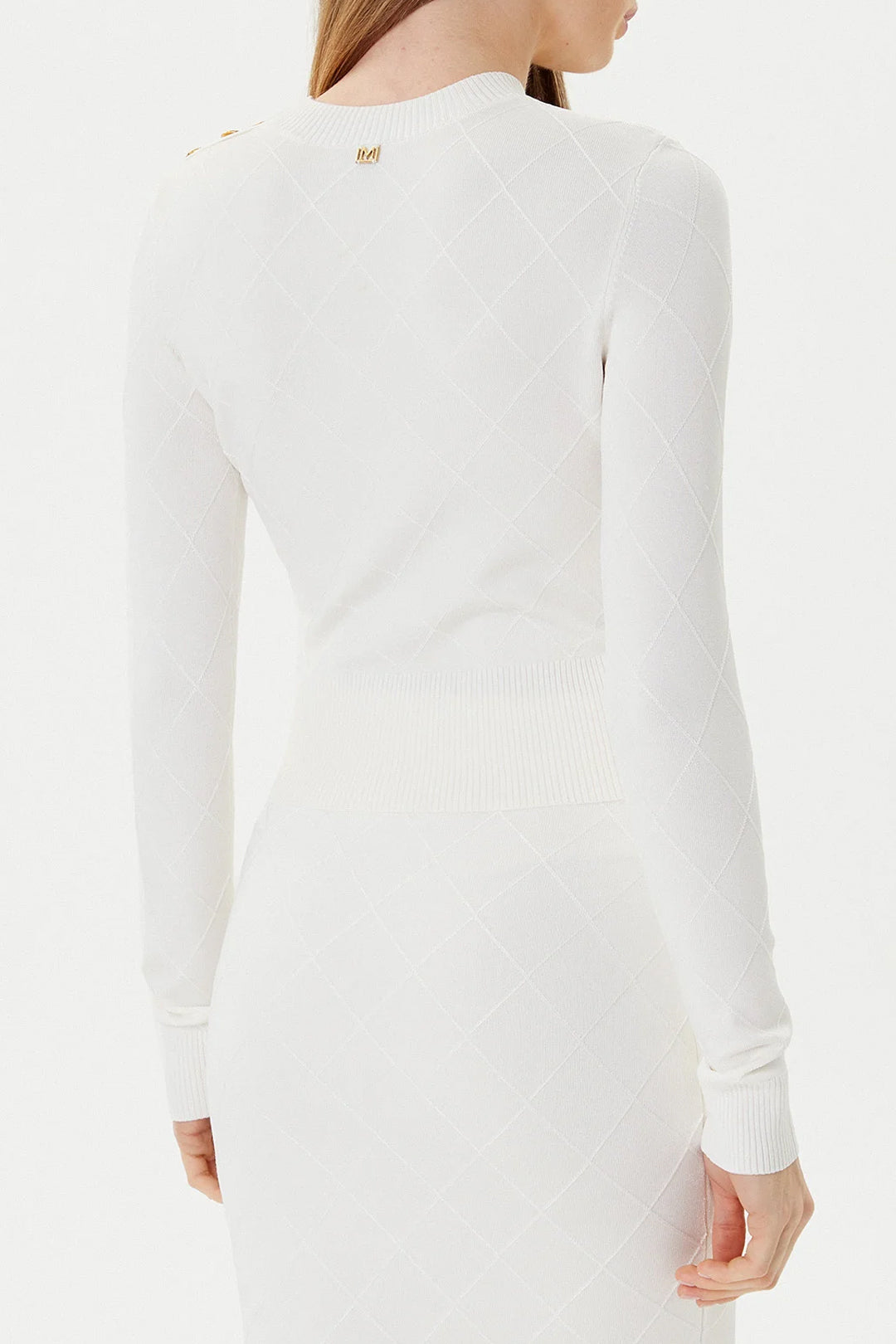 Marciano By Guess Maglia Miley a Rombi 5YGR11 5036Z WHITE PEAKS