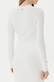 Marciano By Guess Maglia Miley a Rombi 5YGR11 5036Z WHITE PEAKS