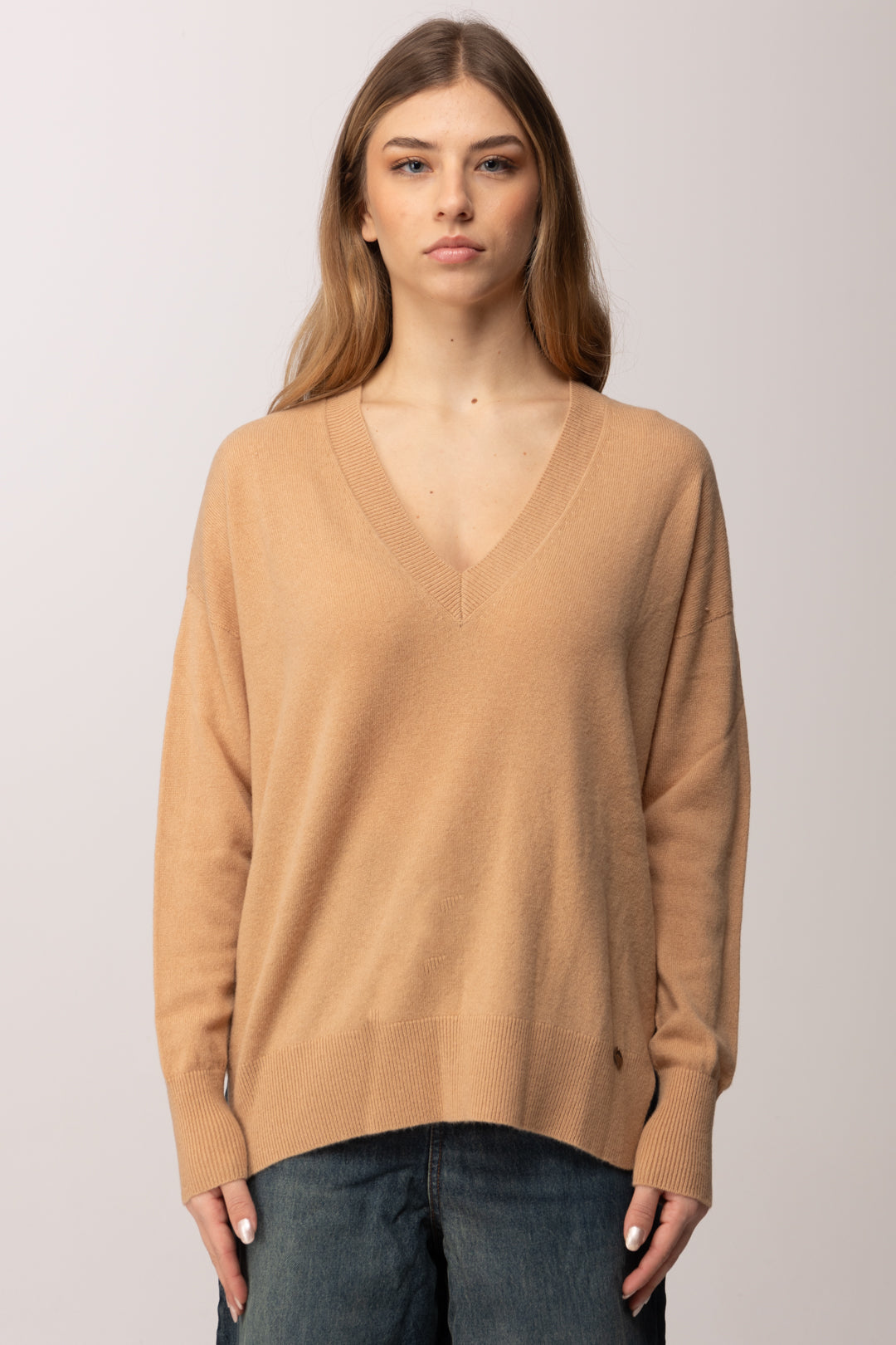 Meme Road Maglia Over con Scollo a V MRK629 FROLLINO