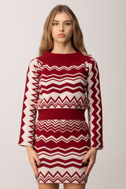 Akep Maglia Scollo Shiffer MGKD11040 ROSSO