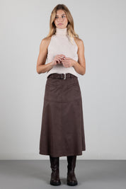 Manila Grace Maglia Smanicata con Collo Alto M404WU TUFFET :AI26