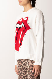 Aniye By Maglia Stampa Stones e Cristalli MILK