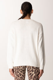 Aniye By Maglia Stampa Stones e Cristalli MILK