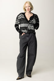 Akep Maglione Fantasia Asimmetrico MGKD07014 NERA