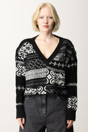 Akep Maglione Fantasia Asimmetrico MGKD07014 NERA