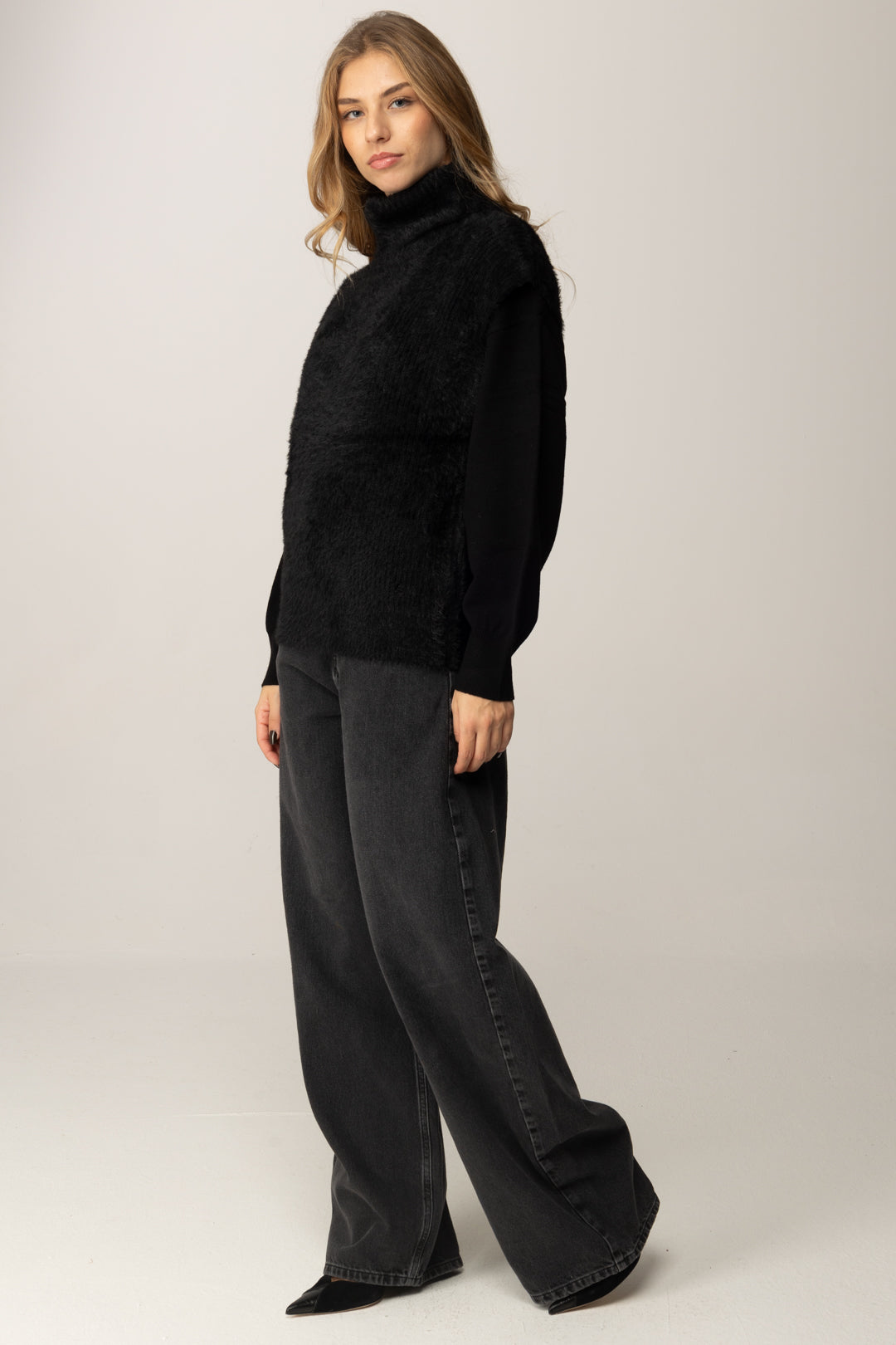 Replay Maglione In Maglia con Cappuccio DK3926.000.G23916 BLACK