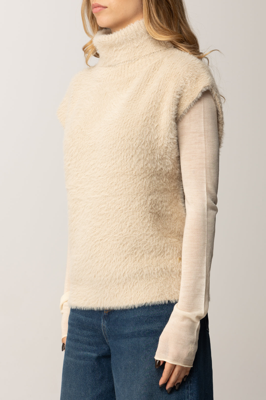 Replay Maglione In Maglia con Cappuccio DK3926.000.G23916 BROWN RICE