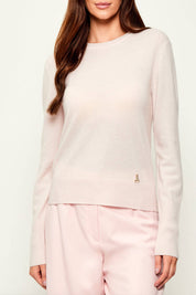 Patrizia Pepe Maglione In Puro Cashmere 8K0269 K247 PEACH DUST CASHMERE