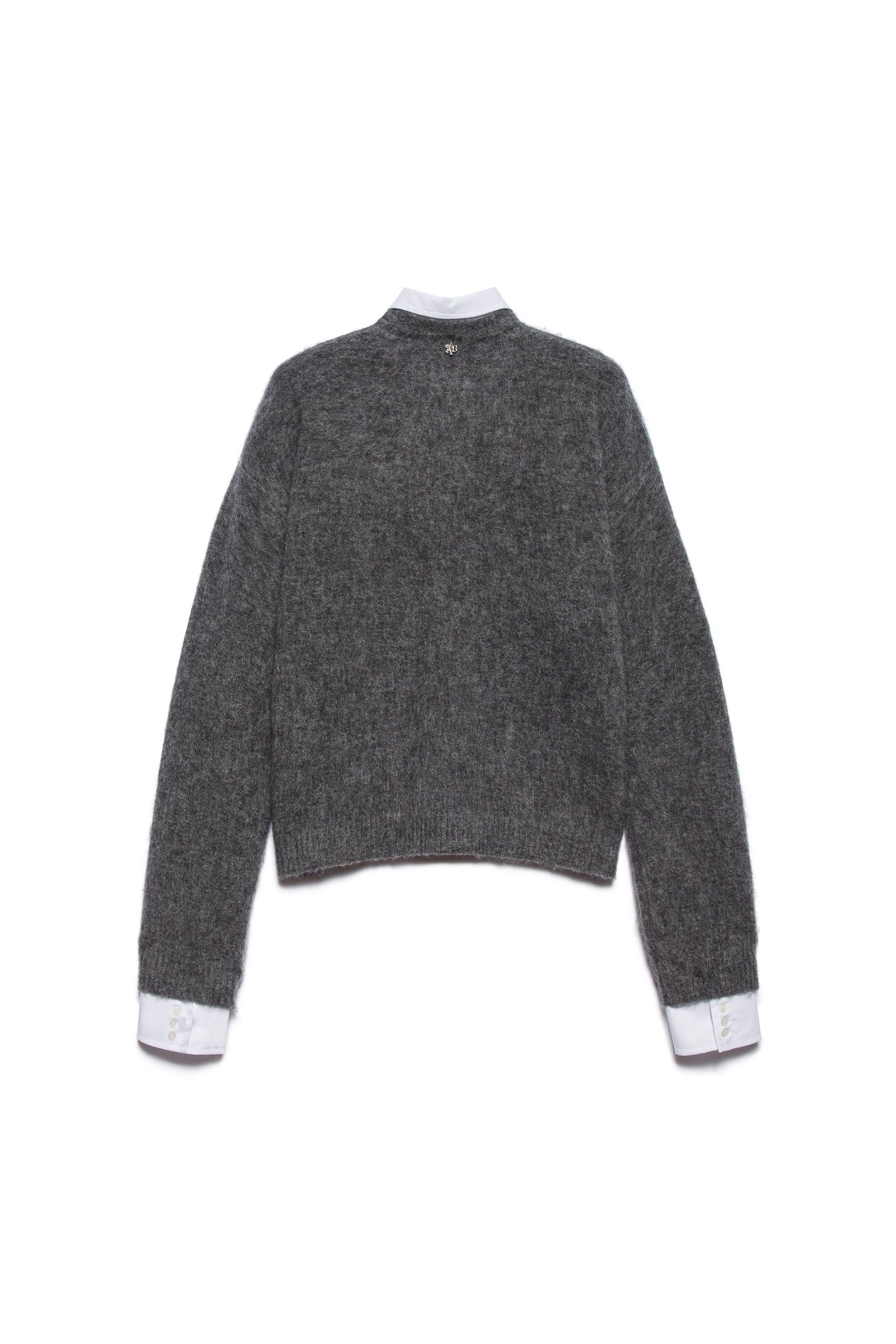 Aniye By Maglione Maddy con Inserto Camicia 181013 GRAY