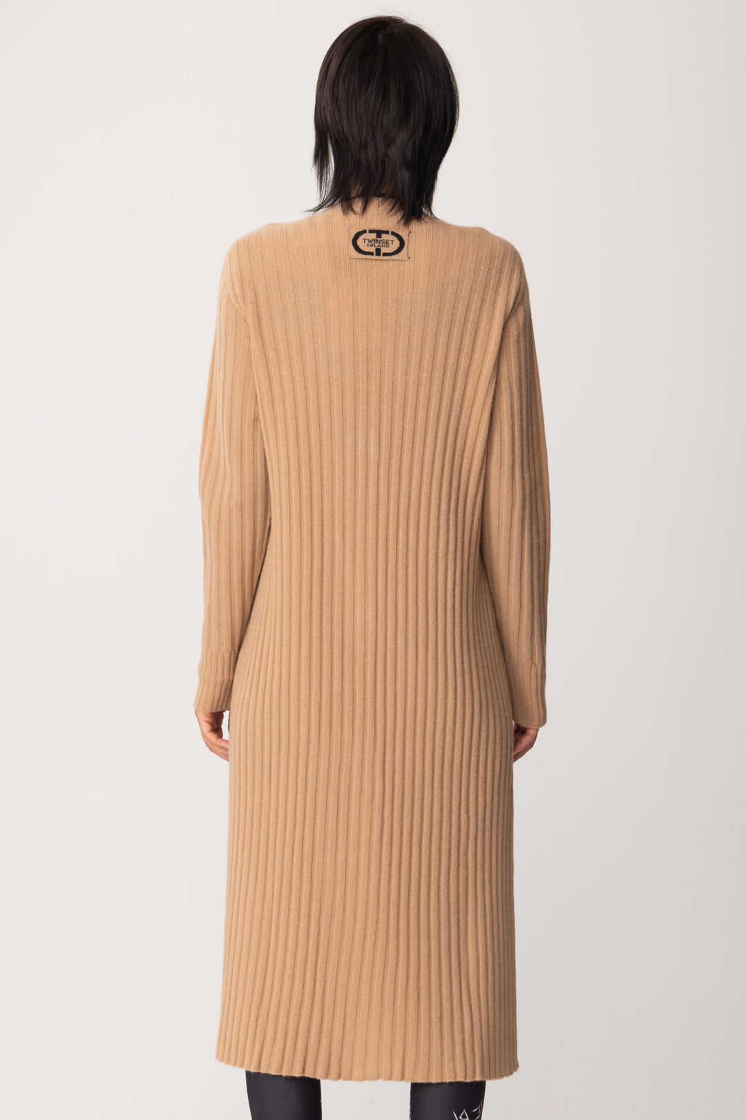Urban Classics Cardigan Corto A Costine Donna - Scollo A V Cachi, Taglia XXL, Slim Fit