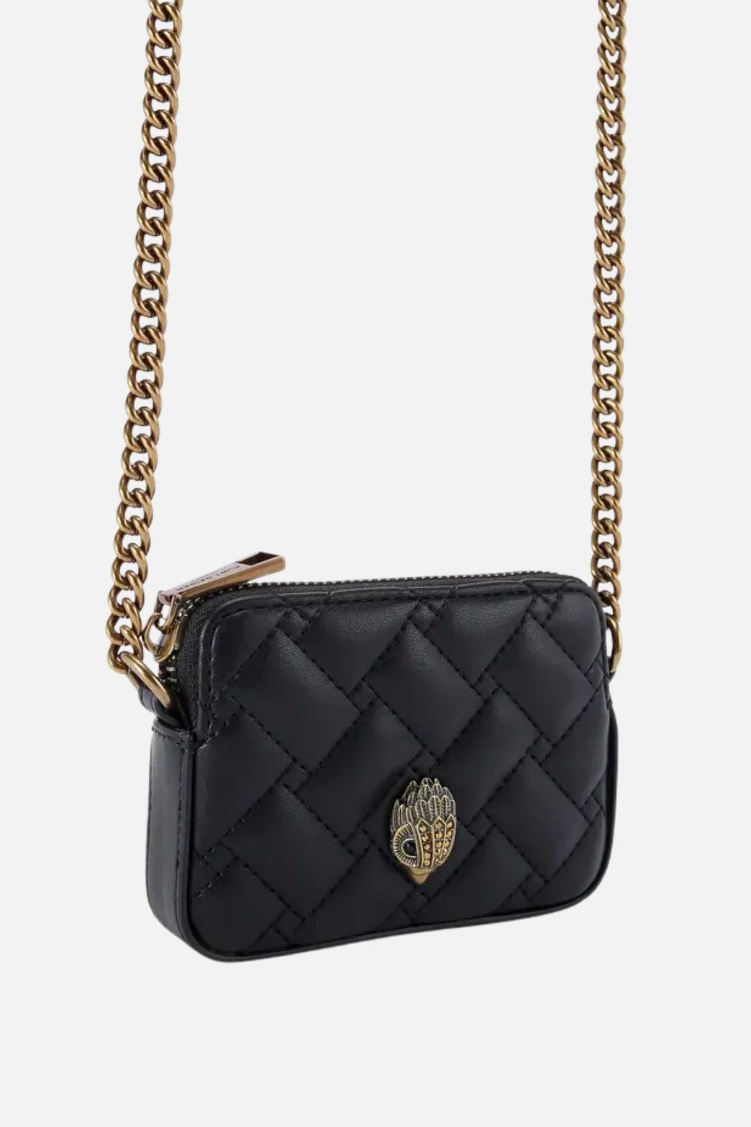 Kurt Geiger Micro Camera Bag a Tracolla con Portacarte 3530105979 BLACK/COMB