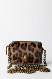 Kurt Geiger Micro Camera Bag a Tracolla con Portacarte 3530139979 BROWN/OTH