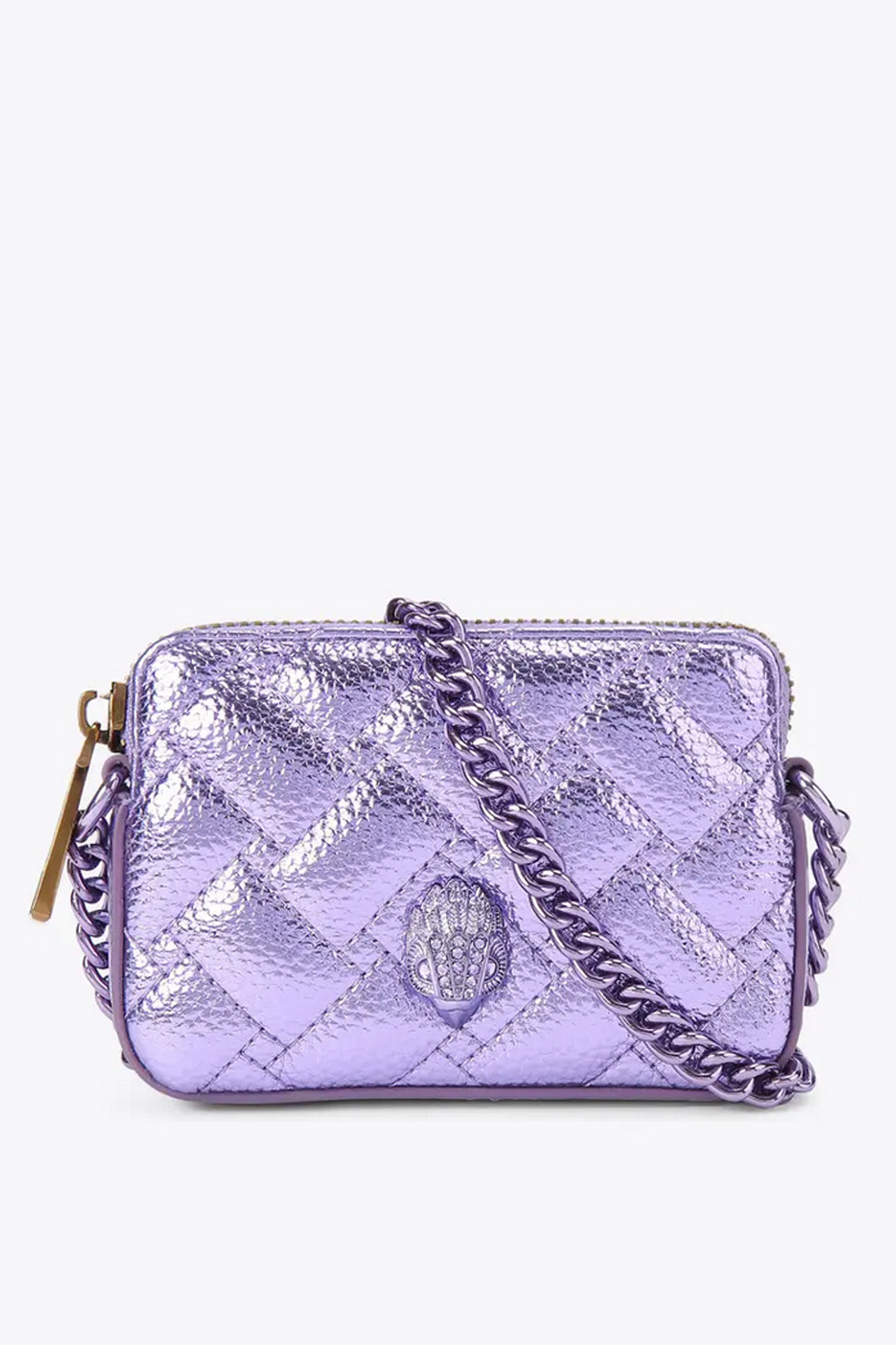 Kurt Geiger Micro Kensington Camera Bag con Quilting 3530195979 LILAC