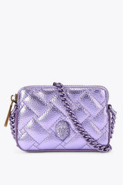 Kurt Geiger Micro Kensington Camera Bag con Quilting 3530195979 LILAC