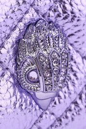 Kurt Geiger Micro Kensington Camera Bag con Quilting 3530195979 LILAC