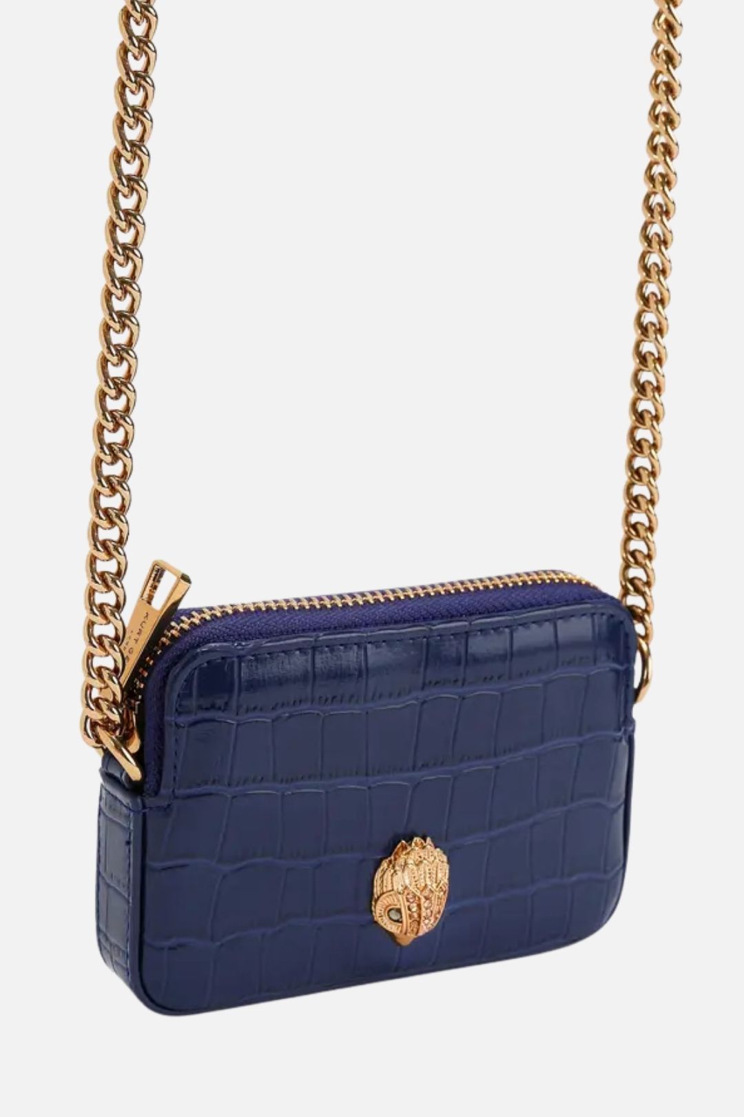 Kurt Geiger Micro Kensington Camera Bag Effetto Coccodrillo 3530184409 NAVY