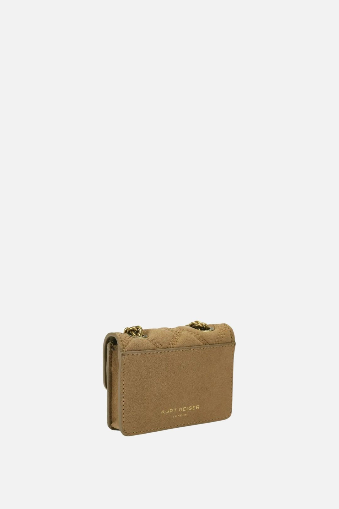 Kurt Geiger Micro Kensington In Tessuto Trapuntato con Aquila Gioiello 5848233999 TAN