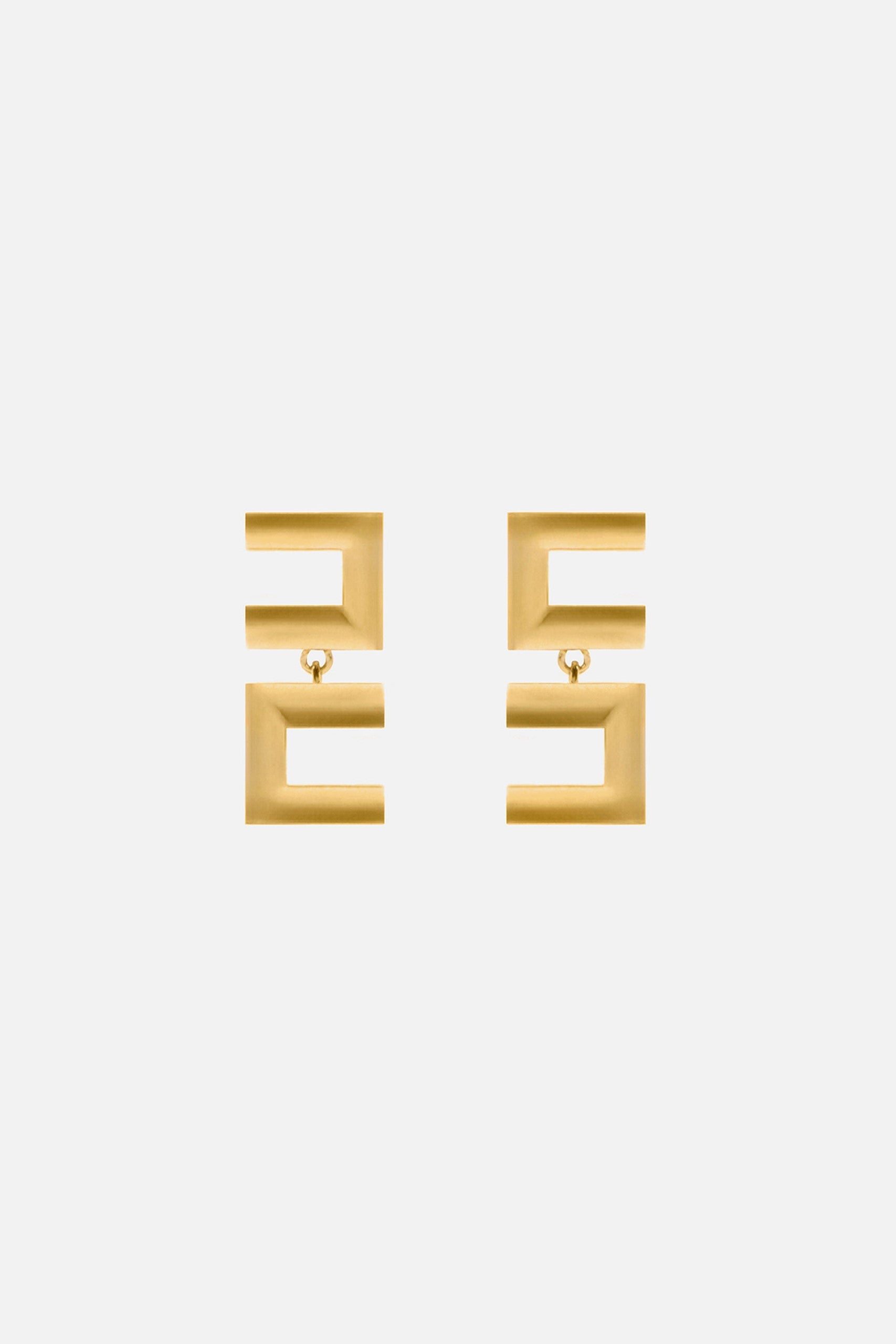 Elisabetta Franchi Micro Orecchini con Logo OR54A57E2 ORO GIALLO