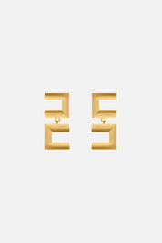 Elisabetta Franchi Micro Orecchini con Logo OR54A57E2 ORO GIALLO