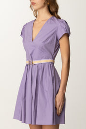 Twin-set Mini Abiti Plissè con Cintura 251TT2103 COLD LAVENDER