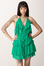 Aniye By Mini Abito a Balze Pen 185708 GREEN